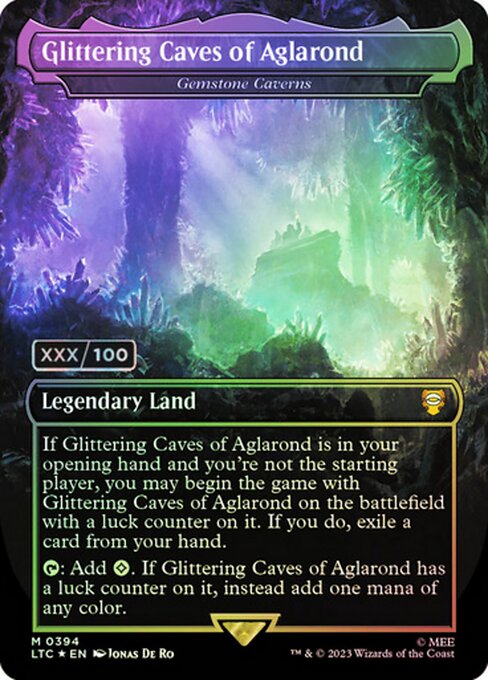 Gemstone Caverns (394z) [Tales of Middle-earth Commander] [Borderless]