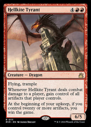 Hellkite Tyrant (111) [Ravnica Remastered]