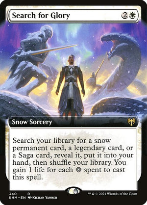 Search for Glory (340) [Kaldheim] [Extended Art]