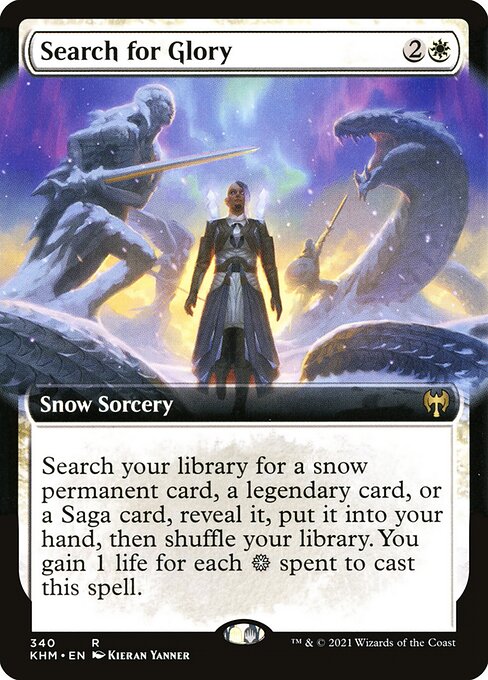 Search for Glory (340) [Kaldheim] [Extended Art]