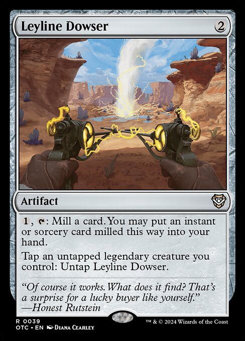 Leyline Dowser (39) [Outlaws of Thunder Junction Commander]