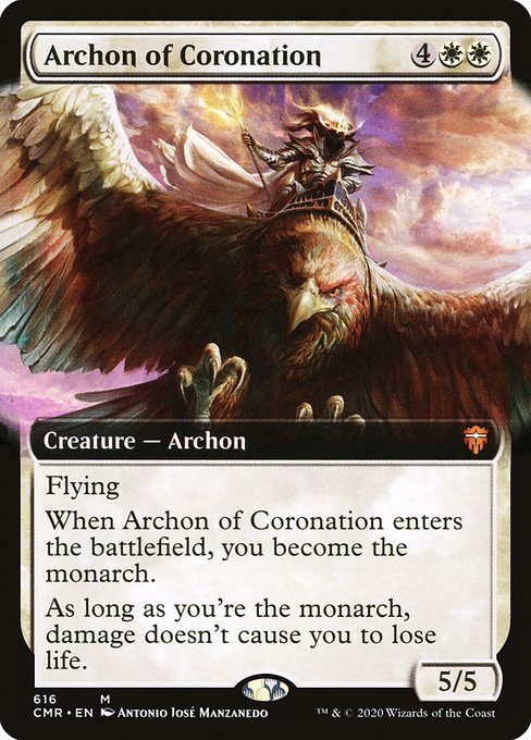Archon of Coronation (616) [Commander Legends] [Extended Art]