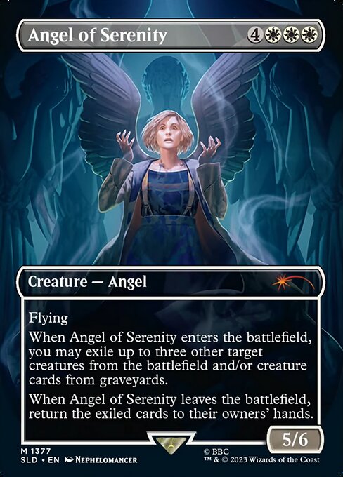Angel of Serenity (1377) [Secret Lair Drop] [Borderless]