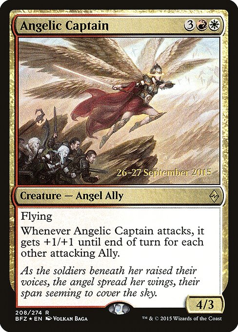 Angelic Captain (208s) [Battle for Zendikar Promos]
