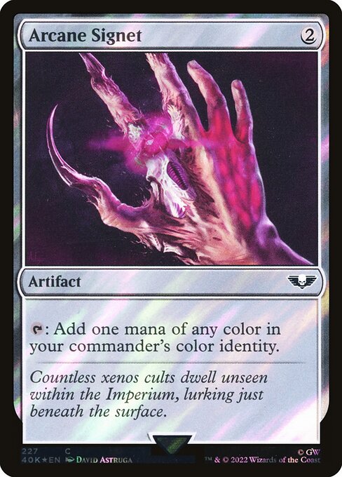 Arcane Signet (227★) [Warhammer 40,000 Commander]