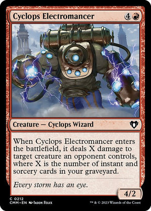Cyclops Electromancer (212) [Commander Masters]