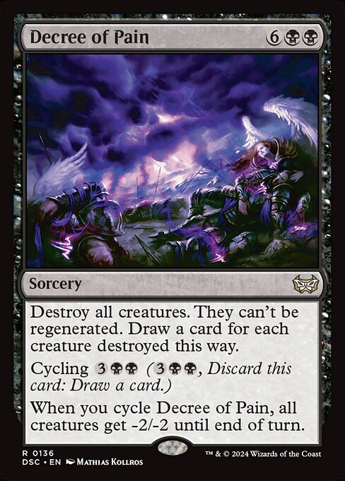 Decree of Pain (136) [Duskmourn: House of Horror Commander]