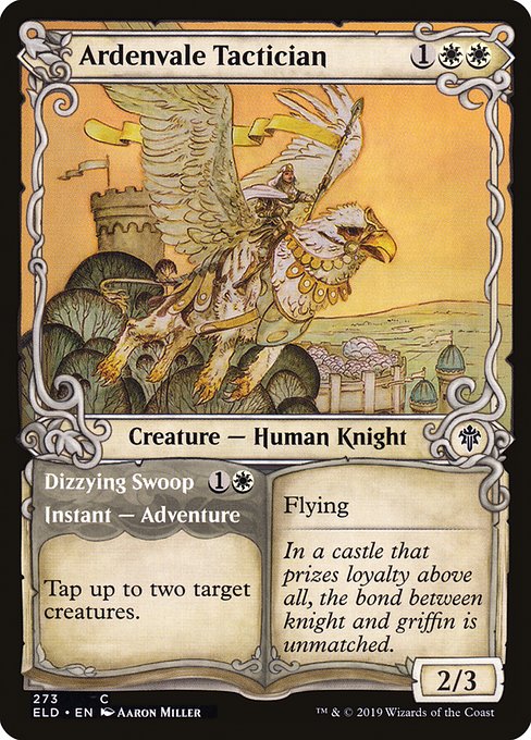 Ardenvale Tactician // Dizzying Swoop (273) [Throne of Eldraine] [Showcase]