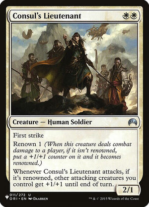 Consul's Lieutenant (ORI-11) [The List]