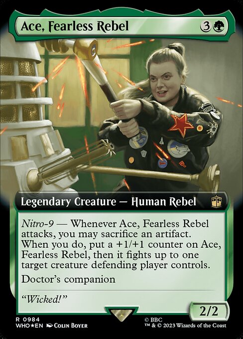 Ace, Fearless Rebel (984) [Doctor Who] [Extended Art]