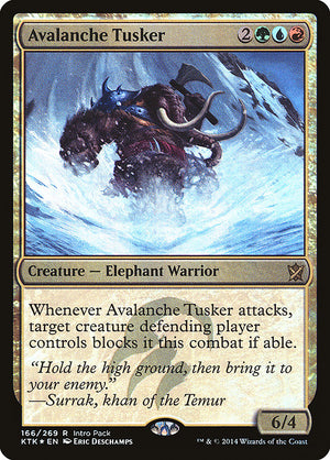 Avalanche Tusker (166) [Khans of Tarkir Promos]