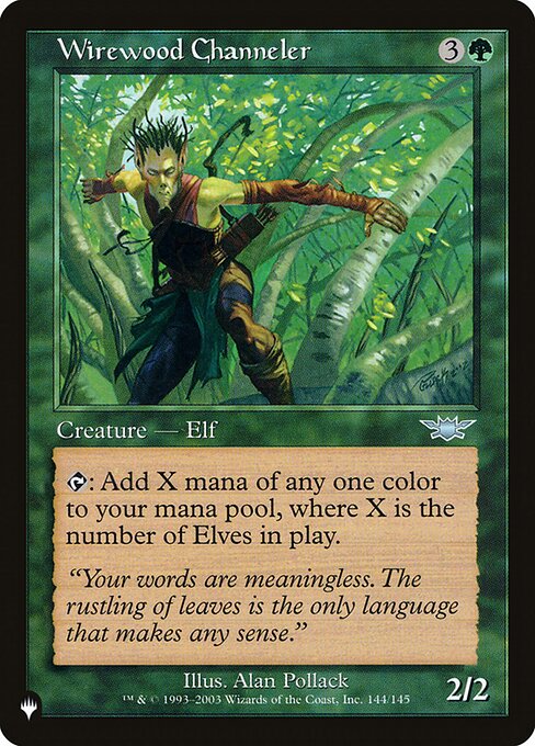 Wirewood Channeler (LGN-144) [The List]