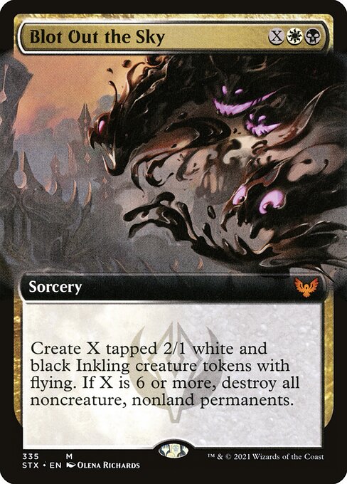 Blot Out the Sky (335) [Strixhaven: School of Mages] [Extended Art]