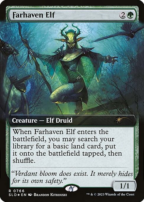 Farhaven Elf (766) [Secret Lair Drop]