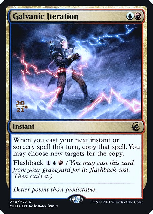 Galvanic Iteration (224s) [Innistrad: Midnight Hunt Promos]