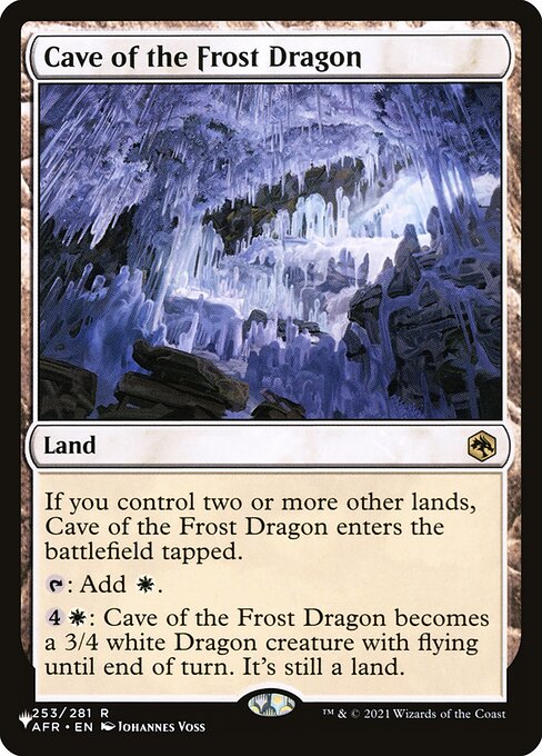 Cave of the Frost Dragon (AFR-253) [The List]