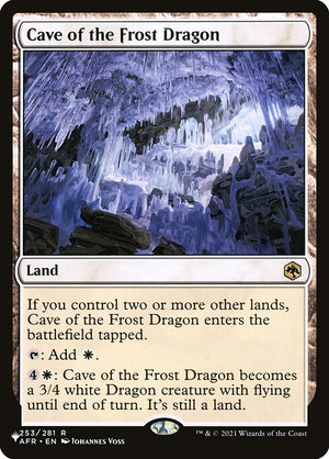 Cave of the Frost Dragon (AFR-253) [The List]
