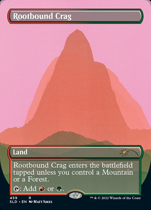 Rootbound Crag (459) [Secret Lair Drop] [Borderless]