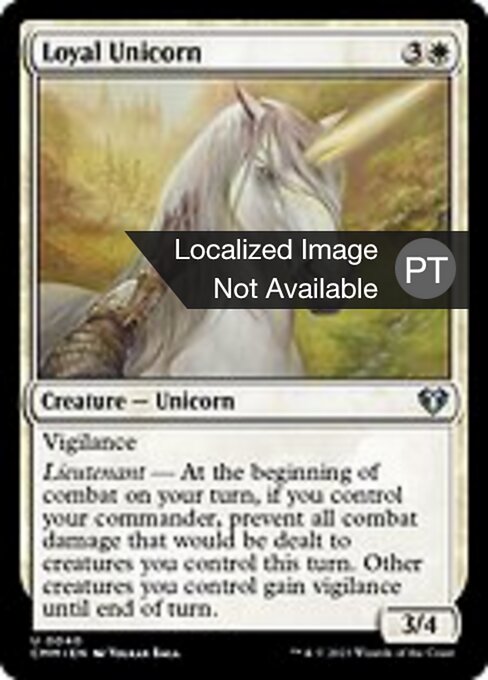 Loyal Unicorn (40) [Commander Masters]