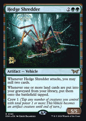 Hedge Shredder (183s) [Duskmourn: House of Horror Promos]