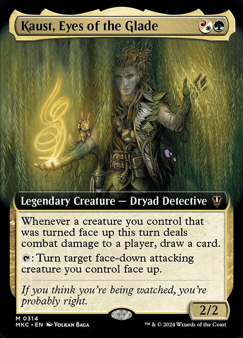 Kaust, Eyes of the Glade (314) [Murders at Karlov Manor Commander] [Extended Art]