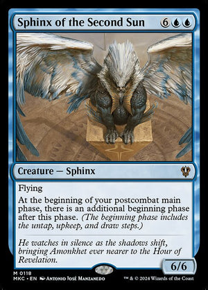 Sphinx of the Second Sun (118) [Murders at Karlov Manor Commander]