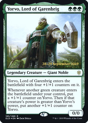 Yorvo, Lord of Garenbrig (185s) [Throne of Eldraine Promos]