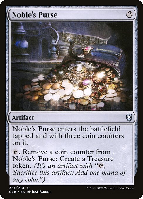 Noble's Purse (331) [Commander Legends: Battle for Baldur's Gate]