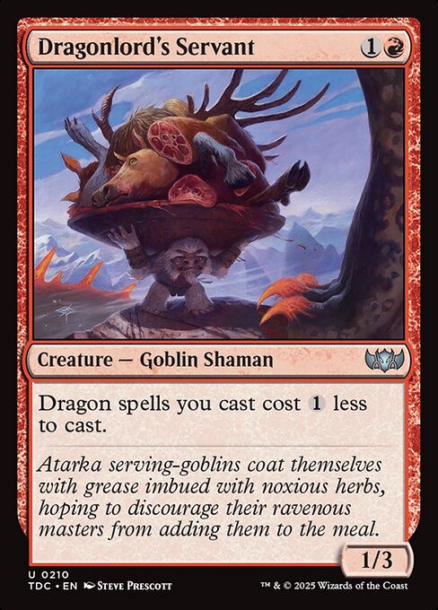Dragonlord's Servant (210) [Tarkir: Dragonstorm Commander]