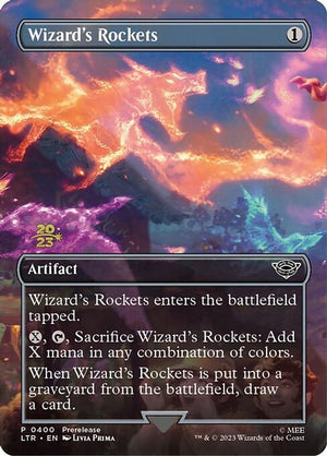 Wizard's Rockets (400s) [Tales of Middle-earth Promos] [Borderless]