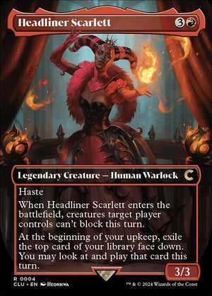 Headliner Scarlett (4) [Ravnica: Clue Edition] [Borderless]