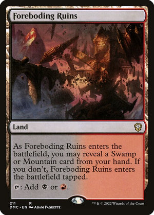 Foreboding Ruins (211) [Dominaria United Commander]