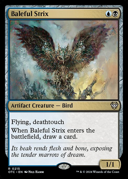 Baleful Strix (215) [Outlaws of Thunder Junction Commander]