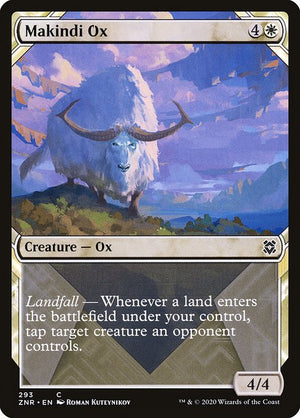 Makindi Ox (293) [Zendikar Rising] [Showcase]