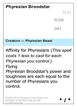 Phyrexian Broodstar (RU08) [Unknown Event]