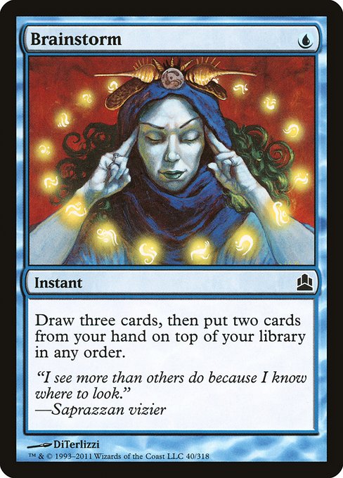 Brainstorm (40) [Commander 2011]