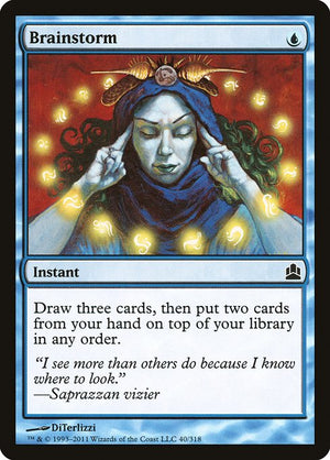 Brainstorm (40) [Commander 2011]