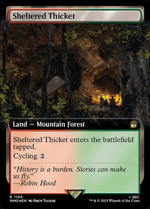 Sheltered Thicket (1105) [Doctor Who] [Extended Art]
