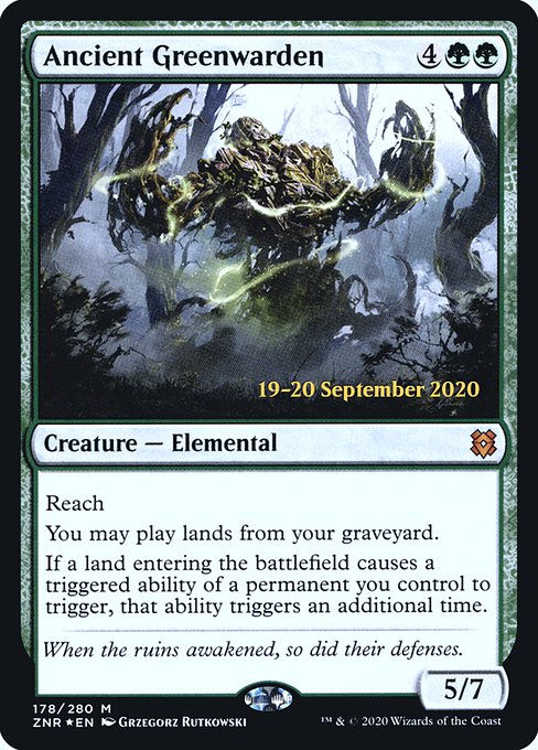 Ancient Greenwarden (178s) [Zendikar Rising Promos]