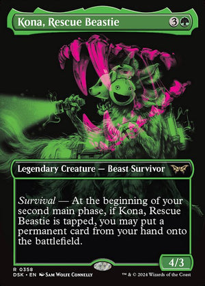 Kona, Rescue Beastie (358) [Duskmourn: House of Horror]