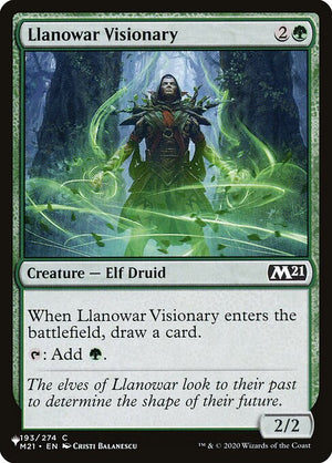 Llanowar Visionary (M21-193) [The List]