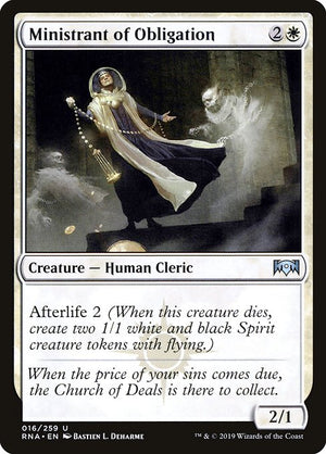 Ministrant of Obligation (16) [Ravnica Allegiance]