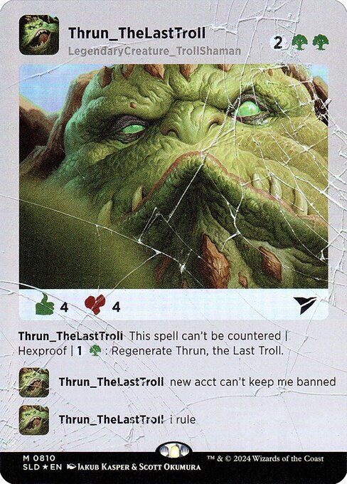 Thrun, the Last Troll (810) [Secret Lair Drop]
