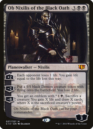 Ob Nixilis of the Black Oath (27) [Commander 2014]