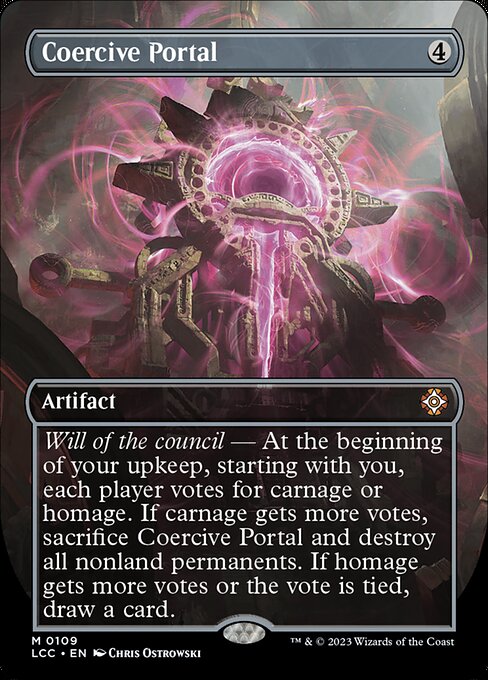 Coercive Portal (109) [The Lost Caverns of Ixalan Commander] [Borderless]