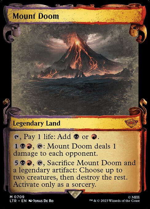 Mount Doom (709) [The Lord of the Rings: Tales of Middle-earth] [Showcase]
