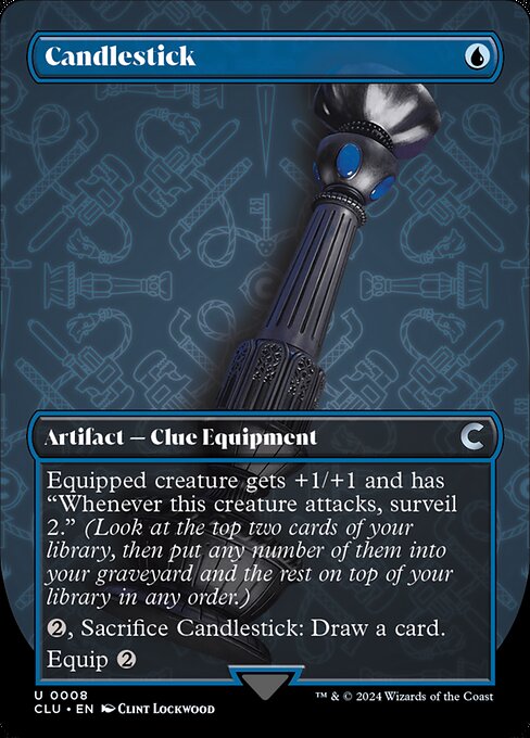 Candlestick (8) [Ravnica: Clue Edition] [Borderless]