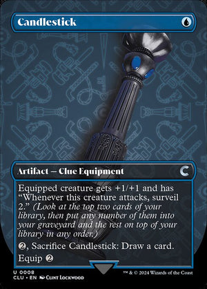 Candlestick (8) [Ravnica: Clue Edition] [Borderless]