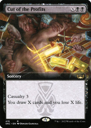 Cut of the Profits (419) [Streets of New Capenna] [Extended Art]