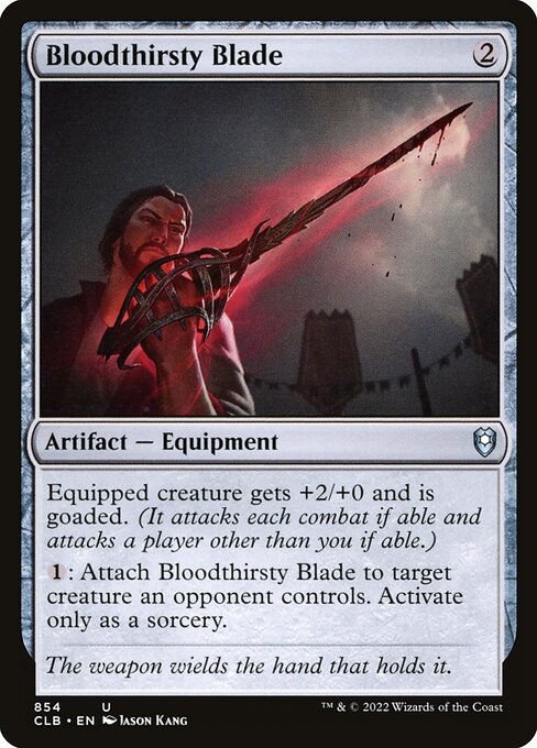 Bloodthirsty Blade (854) [Commander Legends: Battle for Baldur's Gate]